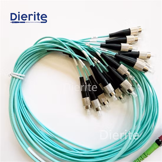 Cable de conexión de fibra óptica LC Sc FC St Upc APC Cable de conexión óptica dúplex a una cara monomodo