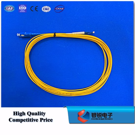 Diversos cordones de conexión OEM o ODM Cordones de conexión de fibra óptica Sc/LC/St/FC/MTRJ/E2000/Mu